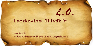 Laczkovits Olivér névjegykártya